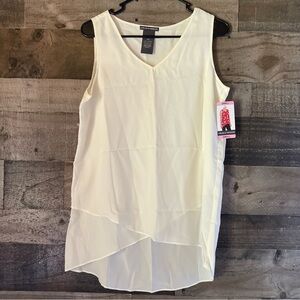 Chelsea & Theodore Cream Tank Top